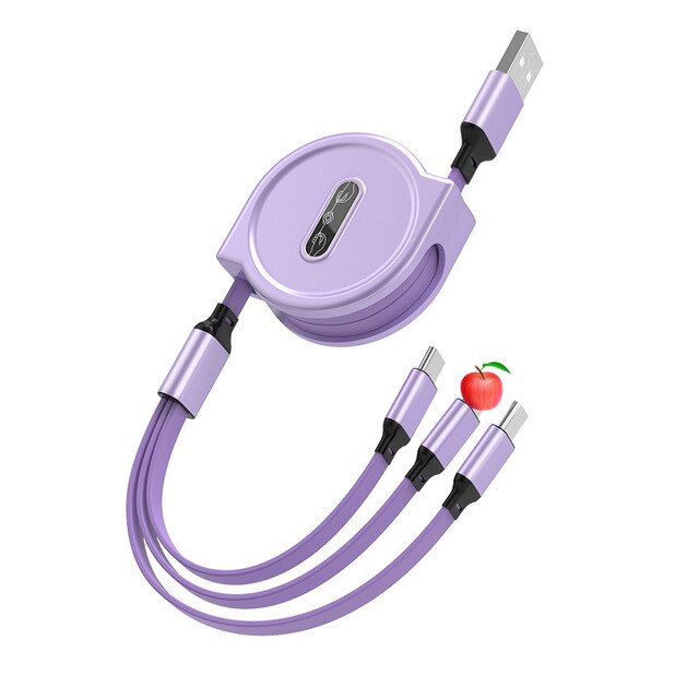 3 in 1 Retractable USB Cable